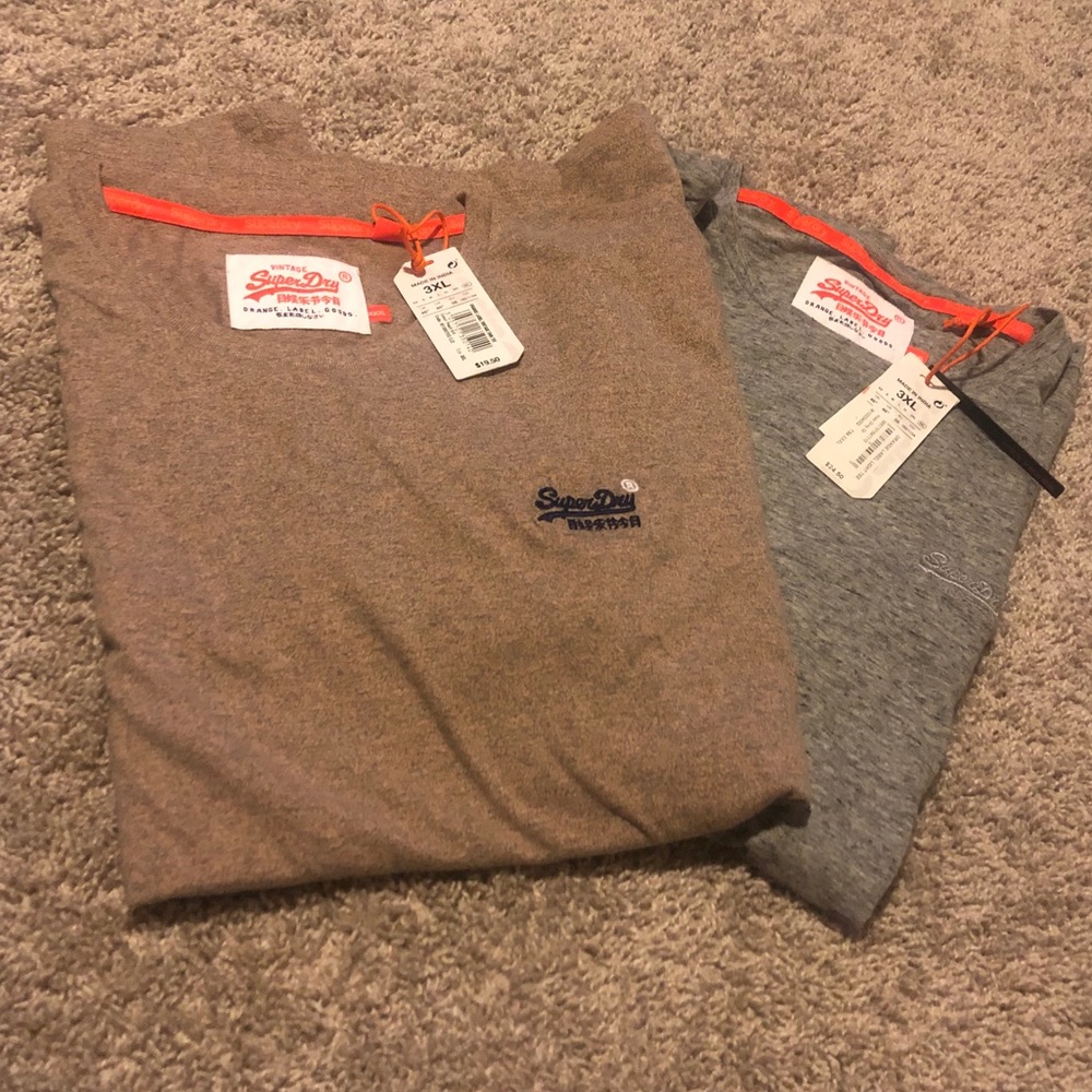 2 SuperDry Tees